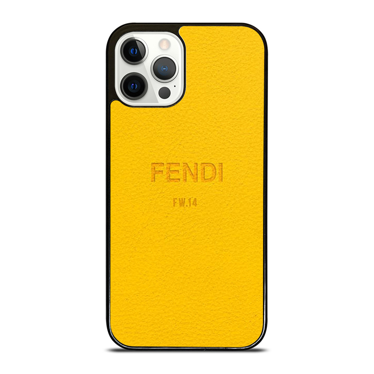 FENDI ROMA YELLOW iPhone 12 Pro Case Cover